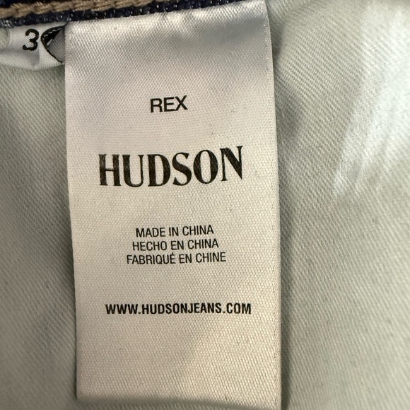 Hudson Jeans Blue Jean Shorts with Frayed Hem casual denim summer wear - Picture 6 of 7